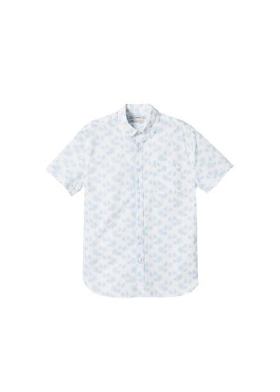 Mango Man Mango Man Regular-fit Palm Tree Printed Shirt