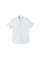 Mango Man Mango Man Regular-fit Palm Tree Printed Shirt