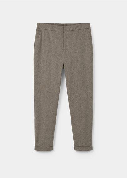 Violeta By Mango Violeta By Mango Wool Suit Trousers