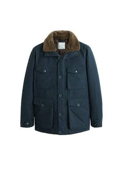 Mango Man Mango Man Detachable Neck Field Jacket