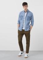 Mango Man Mango Man Slim-fit Chest-pocket Shirt