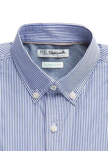 H.e. By Mango Straight-fit Bengal Stripe Shirt