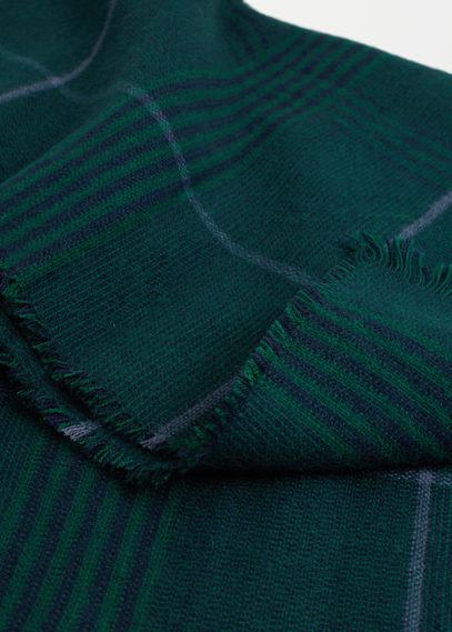 Mango Man Mango Man Bicolor Check Scarf