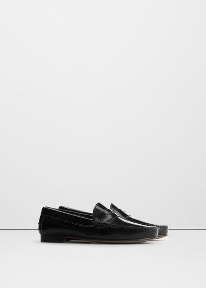 Mango Man Mango Man Leather Penny Loafers