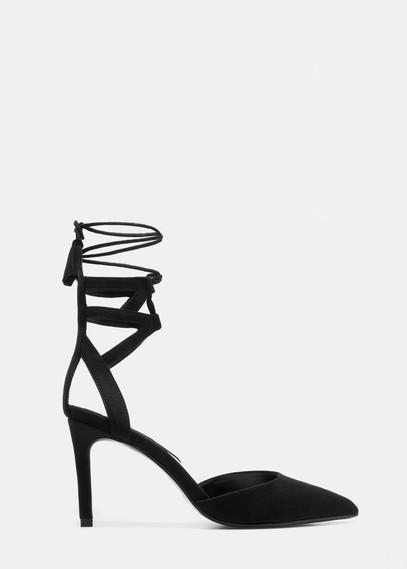 Mango Lace-up High Heel Shoes