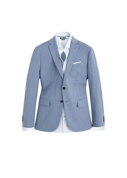 Mango Man Mango Man Slim-fit End-on-end Suit Blazer
