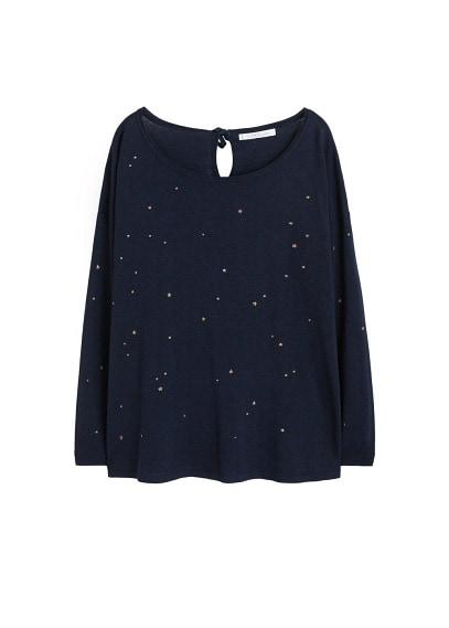 Violeta By Mango Violeta By Mango Glitter Stars Sweater