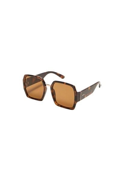 Violeta By Mango Violeta By Mango Tortoiseshell Retro Sunglasses
