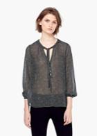 Mango Mango Polka-dot Blouse