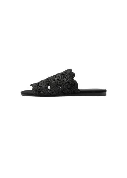 Mango Mango Braided Design Sandals