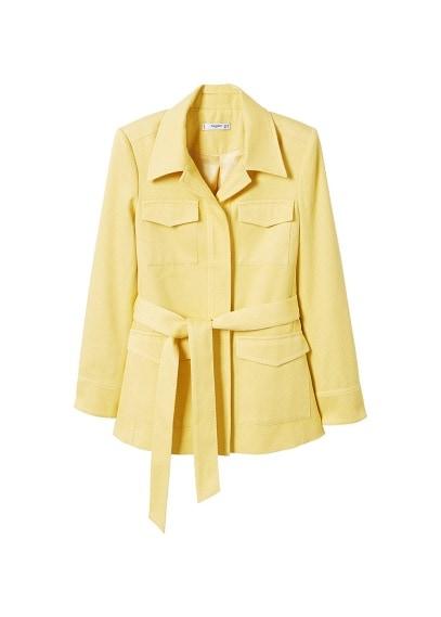 Mango Mango Pocketed Corduroy Blazer
