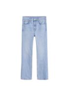 Mango Mango Straight-fit Light Wash Jeans