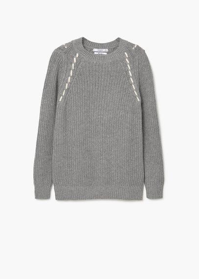 Mango Mango Chain Wool-blend Sweater