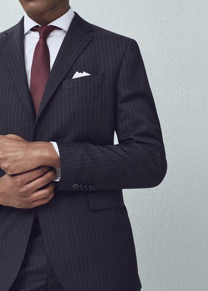 Mango Man Mango Man Pinstripe Suit Blazer