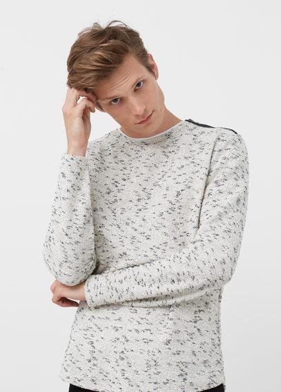 Mango Man Mango Man Zip Flecked Sweater
