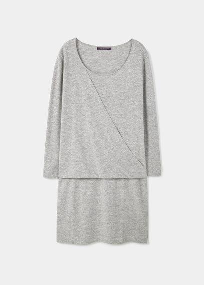 Violeta By Mango Violeta By Mango Modal Wool-blend Dress