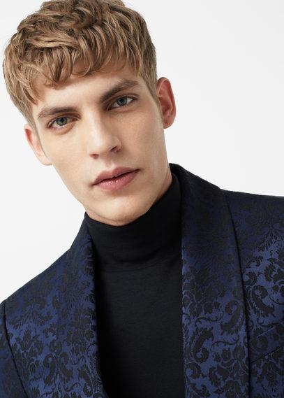 Mango Man Mango Man Jacquard Tuxedo Blazer