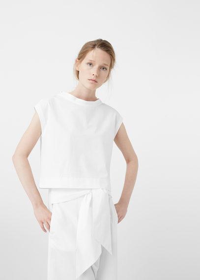Mango Mango Premium - Poplin Top