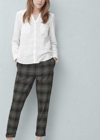 Mango Mango Textured Cotton Shirt