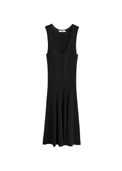 Violeta By Mango Violeta By Mango Contrast-bodice Jersey Dress