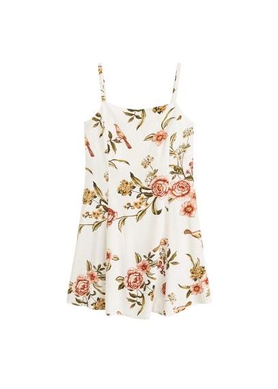 Mango Mango Hair Tie Print Dress