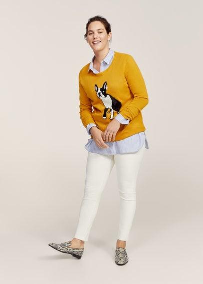 Violeta By Mango Violeta By Mango Sequin Embroidery Sweater