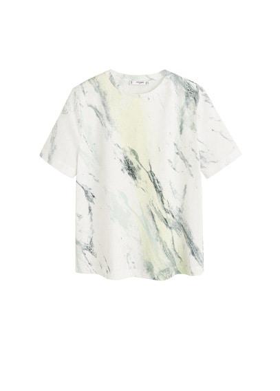 Mango Mango Tie-dye Printed T-shirt