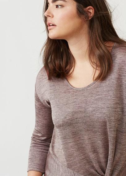 Violeta By Mango Violeta By Mango Knot Detail T-shirt