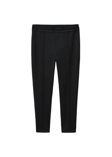 Violeta By Mango Violeta By Mango Micro Polka Dot Leggings