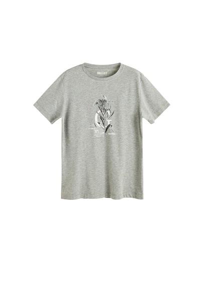 Mango Man Mango Man Print Flecked T-shirt