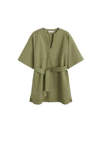 Mango Mango Pocket Oversize Top