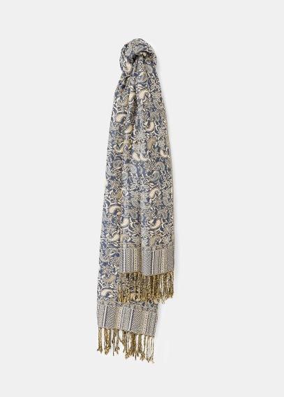 Violeta By Mango Violeta By Mango Paisley Print Scarf