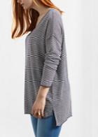 Violeta By Mango Violeta By Mango Striped Linen Sweater