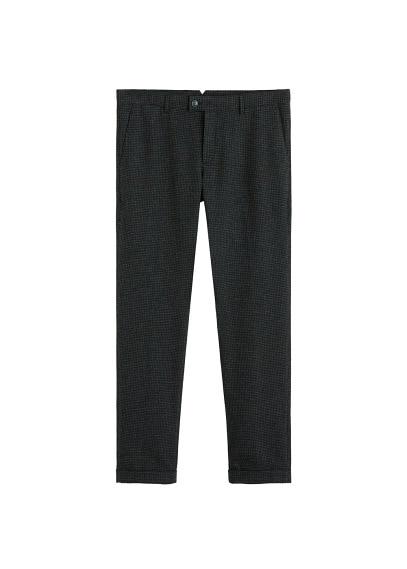 Mango Man Mango Man Houndstooth Regular-fit Trousers