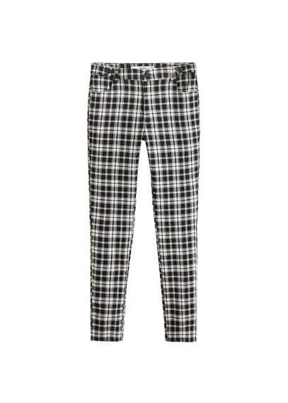 Mango Mango Check Slim-fit Trousers