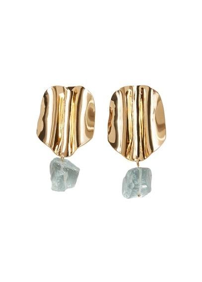 Mango Mango Resin Metal Earrings