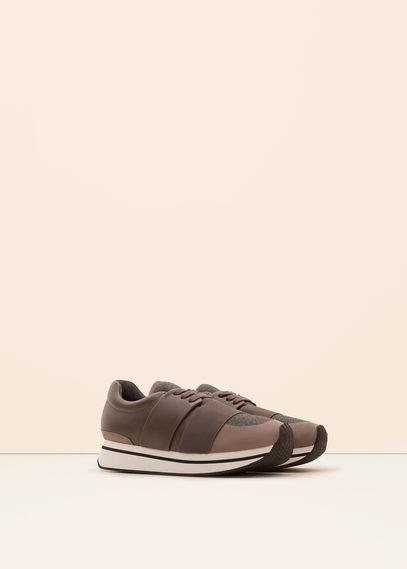 Violeta By Mango Violeta By Mango Elastic Panel Sneakers