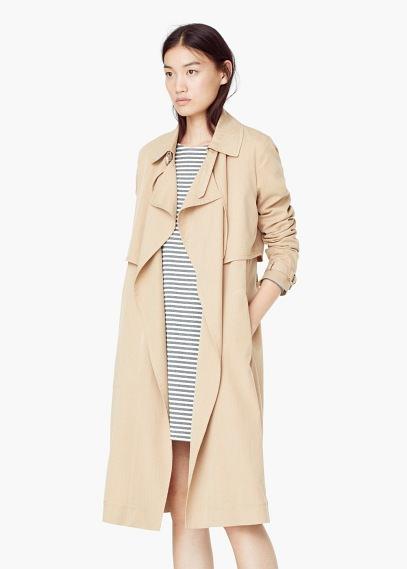 Mango Mango Flowy Trench