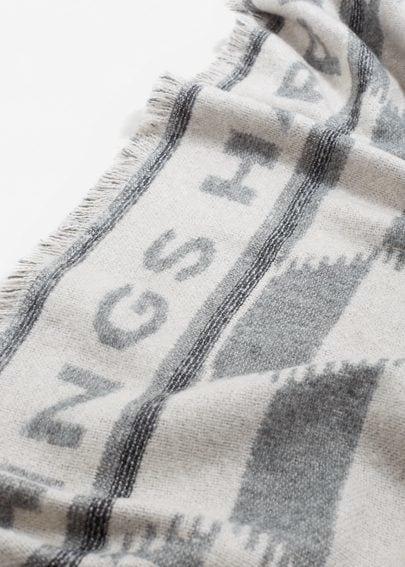 Mango Mango Message Bicolor Scarf