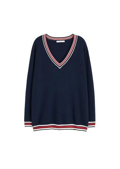 Violeta By Mango Violeta By Mango Contrast-edge Sweater