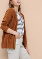 Violeta By Mango Violeta By Mango Modal Wool-blend Cardigan