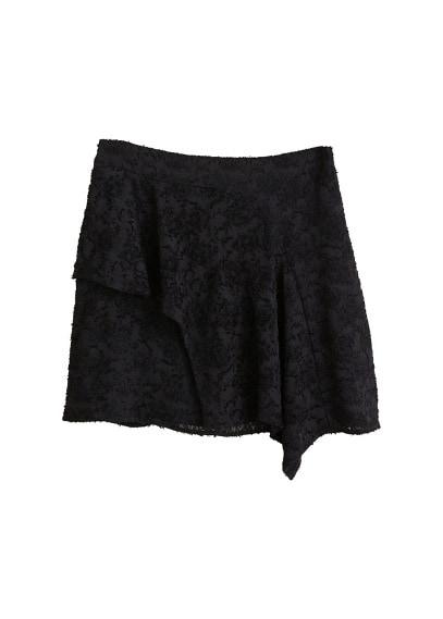 Mango Mango Textured Jacquard Skirt