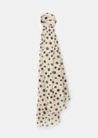 Mango Polka-dot Cotton Scarf