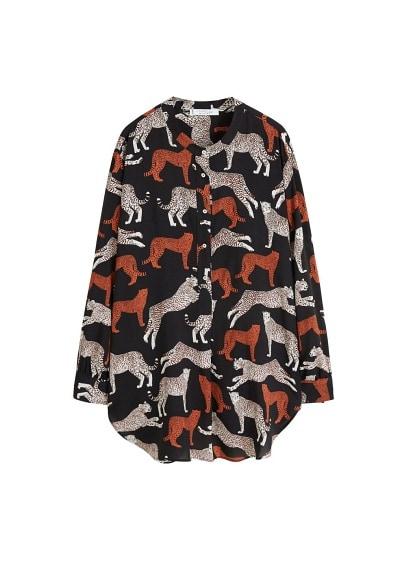 Violeta By Mango Violeta By Mango Printed Blouse