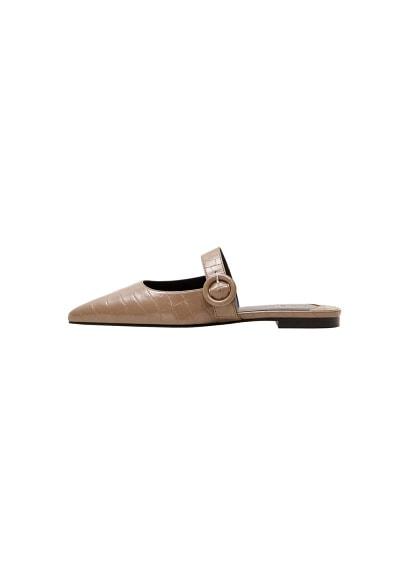 Violeta By Mango Violeta By Mango Shoe Tip Croc-effect