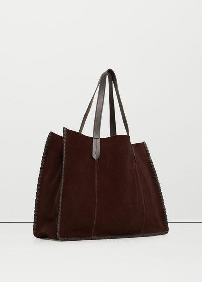 Mango Mango Braid Leather Bag