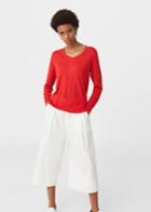Mango Mango Cut-out Knitted Sweater