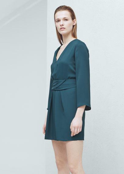 Mango Mango Detachable Belt Dress