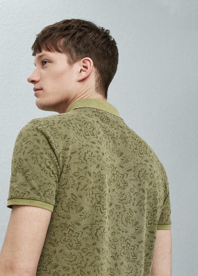 Mango Man Mango Man Printed Piqu Polo Shirt