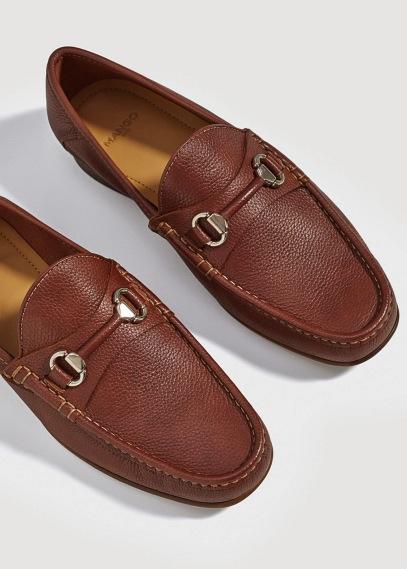 Mango Man Mango Man Appliqu Leather Loafers